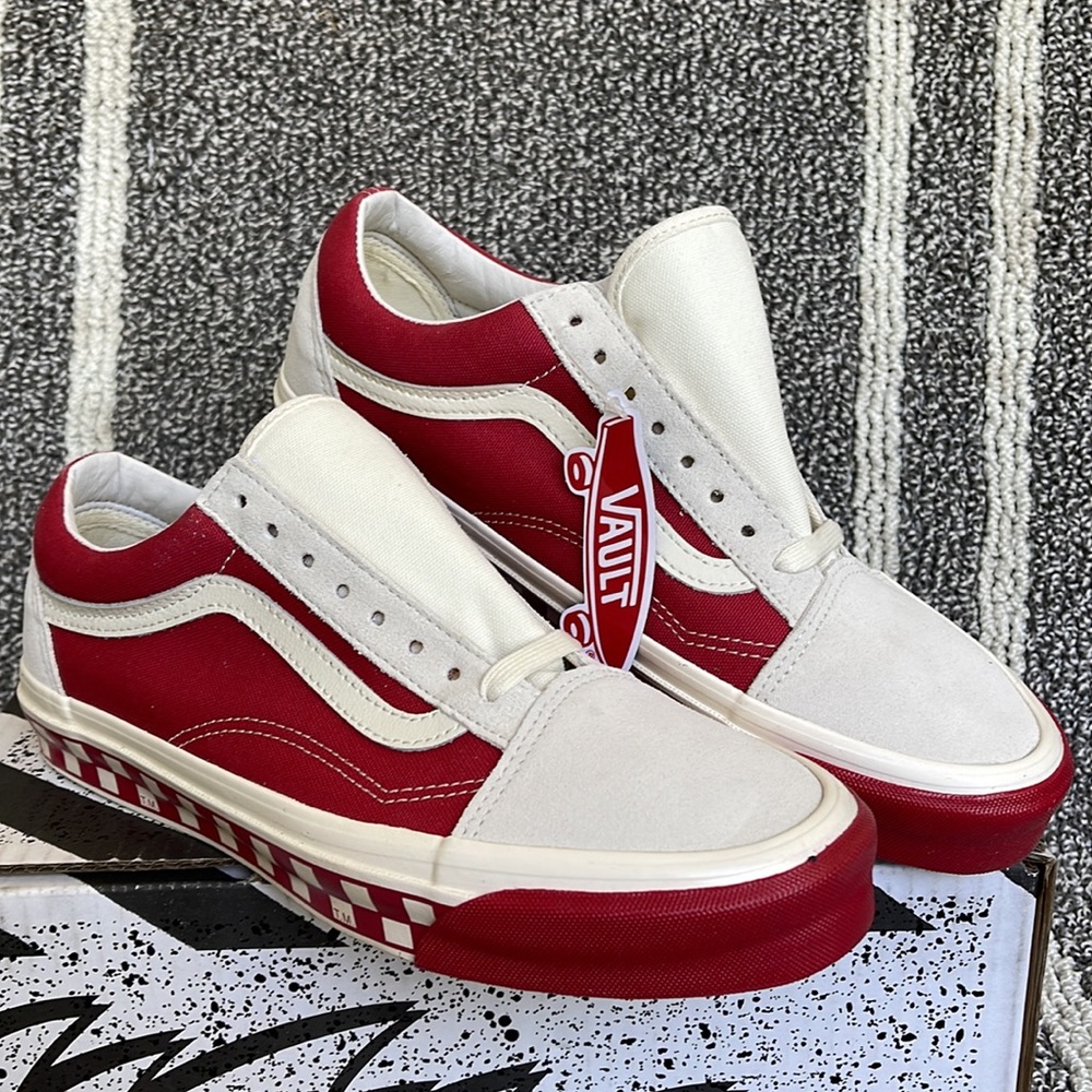 Vans Og Old Skool Lx Bumper Cars Marshmallow MENS - Picture 5 of 16